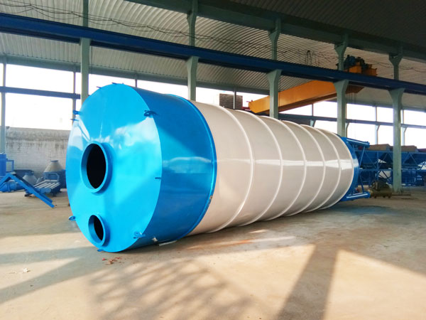cement silo was finished