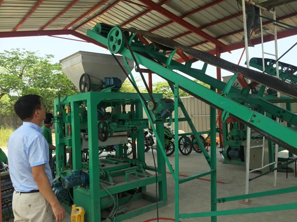 interlocking brick machine in Bangldesh