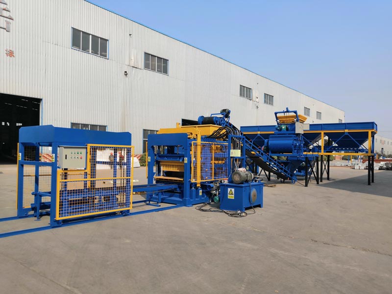 ABM-4S hydraulic interlocking brick machine