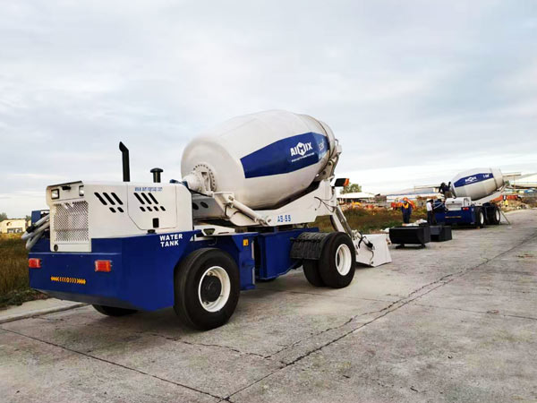 two sets of self loading mixers