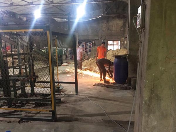 ABM-3S automatic interlocking brick machine