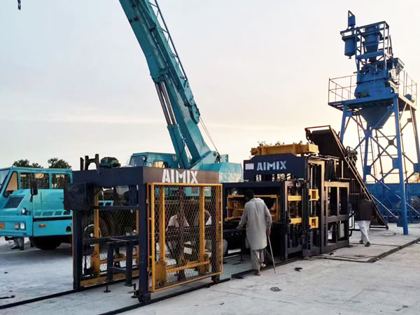 ABM-8S concrete brick making machine Pakistan