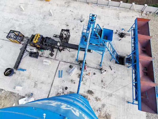 installation of ABM-8S interlocking brick machine Pakistan