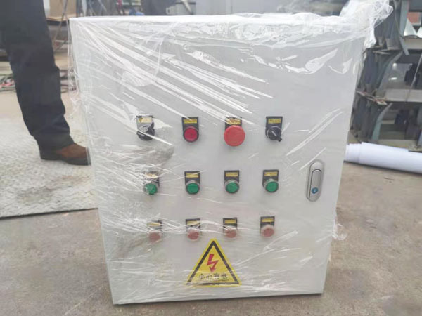 control panel of adhesive machine