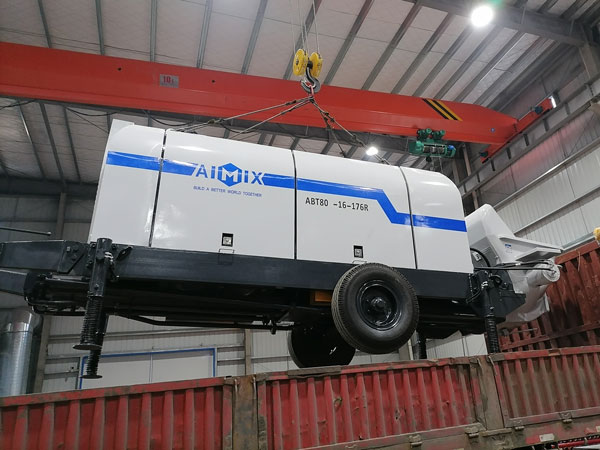 ABT80C diesel engine concrete pump