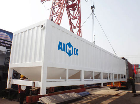 horizontal cement silo