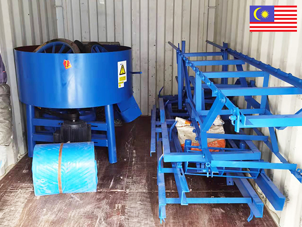 ABM-4SE small solid block machine to Malaysia