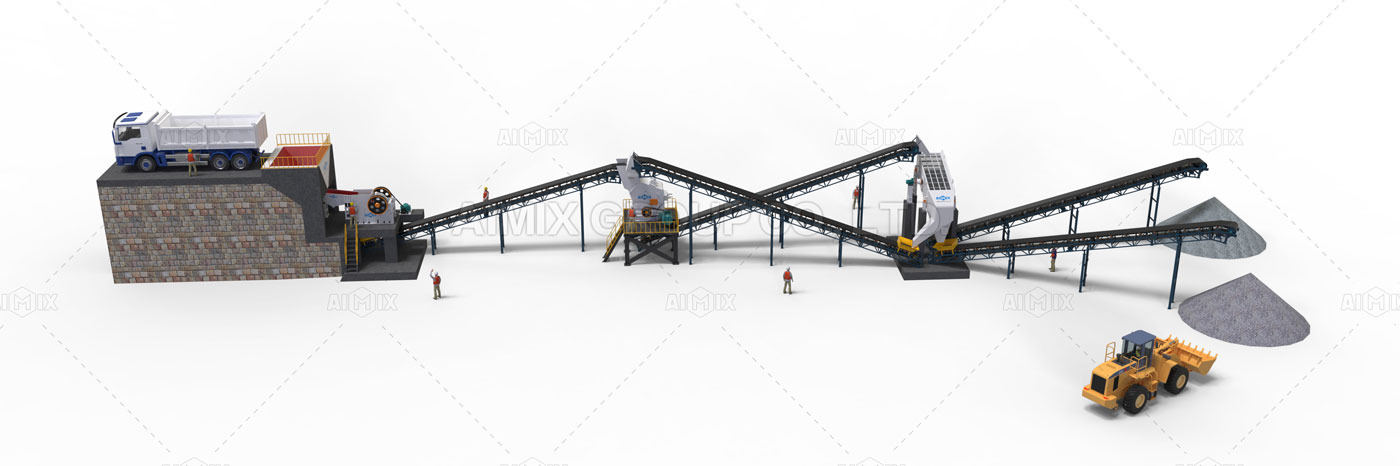 200tph granite crusher plant