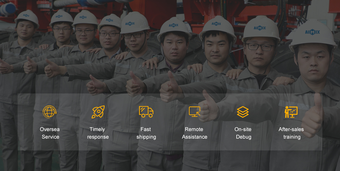 AIMIX after-sales service team