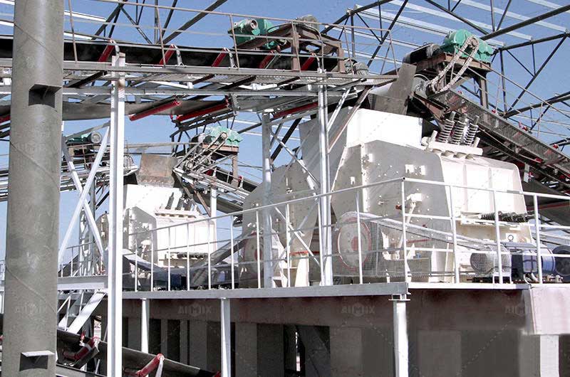 on-site mobile impact crusher