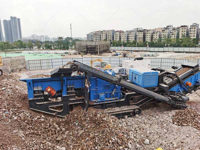 working of the crawler crusher in the Philippines