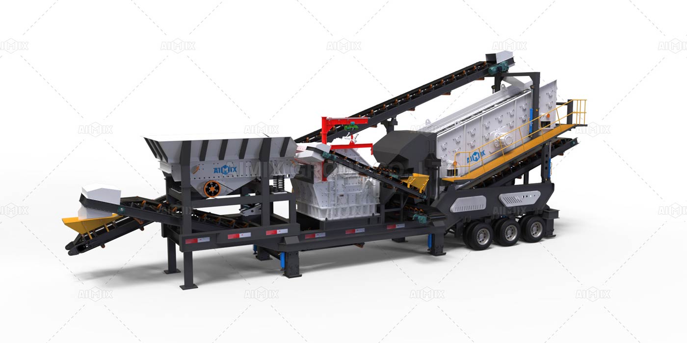 APY3-1214F mobile impact crusher plant
