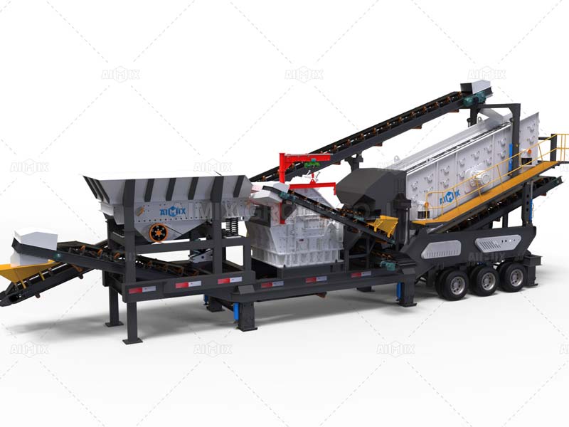 mobile crusher plant with impac crusher