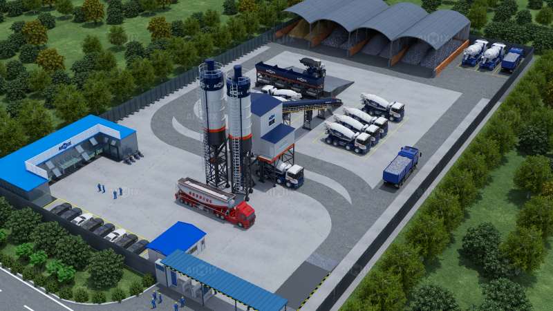 stationary batching plant