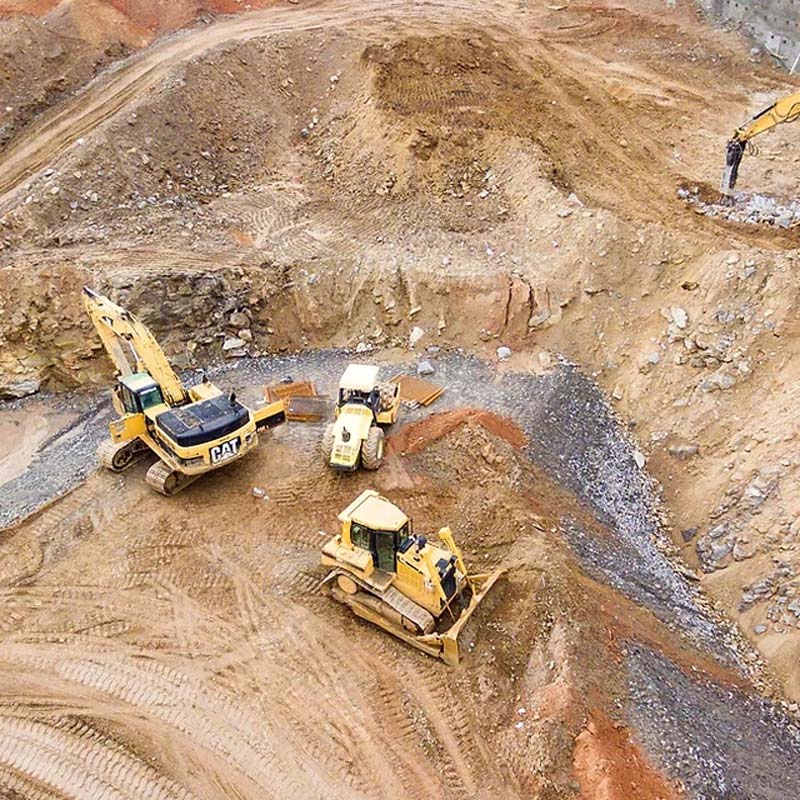 Clearing and Grading The Crushing Site