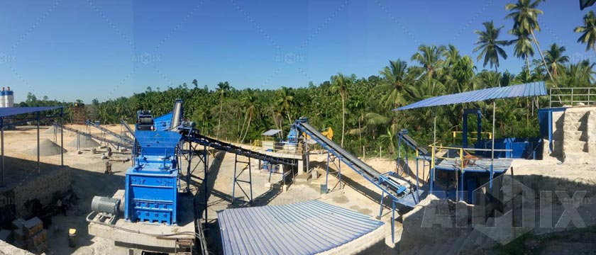 Crusher Plant for Aggregate Used in Concrete Batching Plant