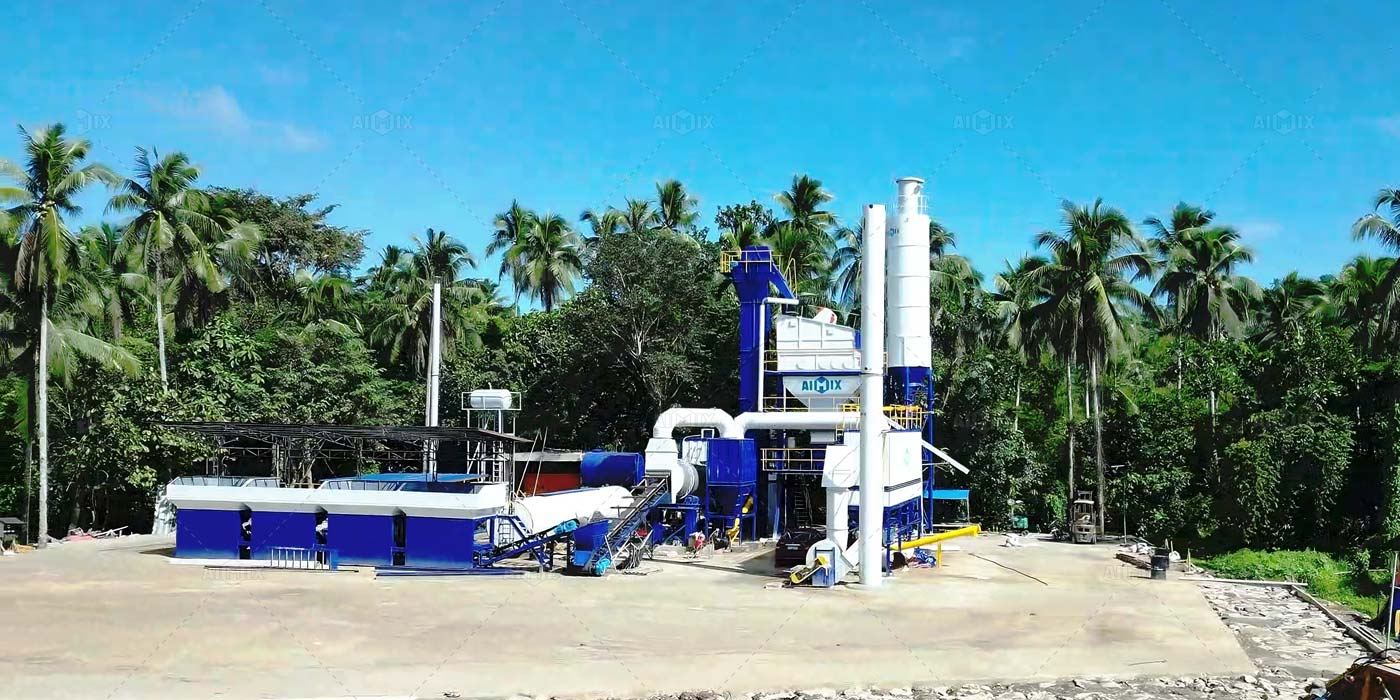 80 ton Asphalt mix Plant in the Philippines