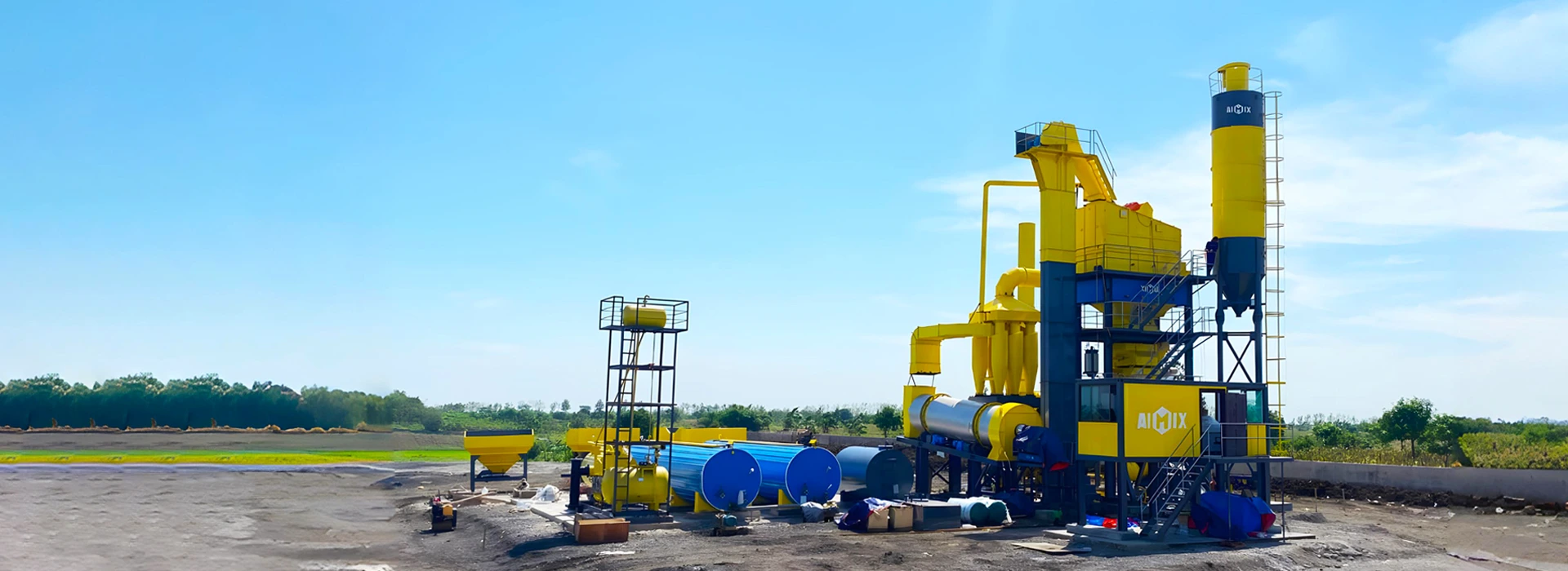 AMP Asphalt Mixing Plant for sale in Indonesia