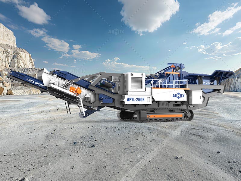 Track Crusher for Construction Waste Treatment