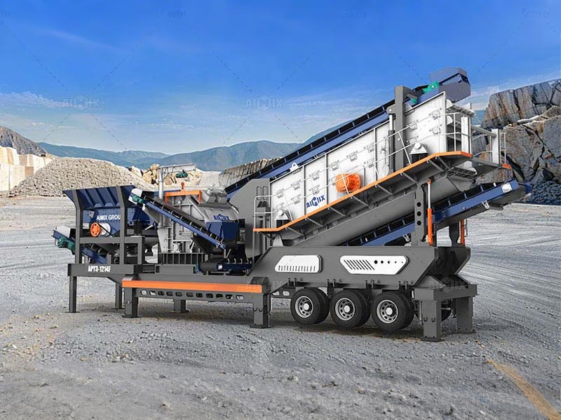Wheeled Mobile Crusher Plant for Construction Waste Treatment