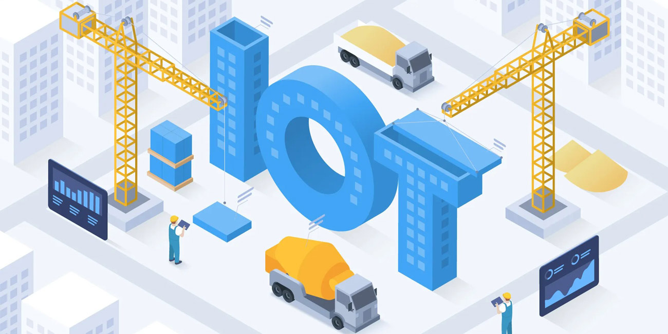 IoT in concrete production and building construction