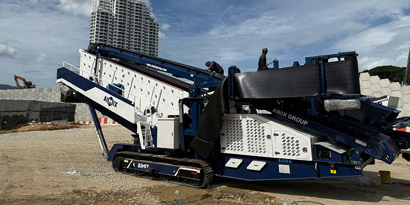track screening machine operation in Malaysia