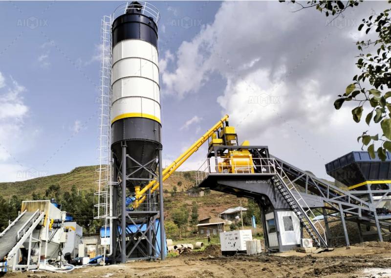 Aimix mobile rmc plant