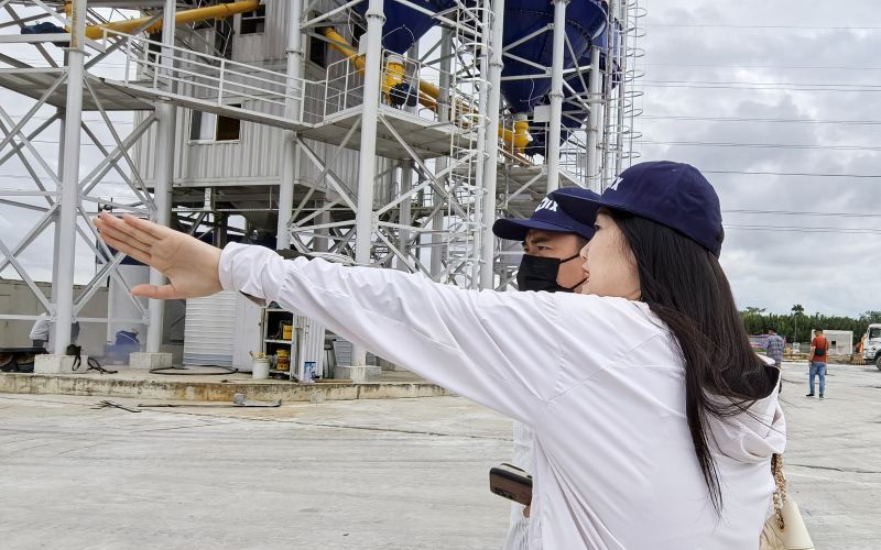 batch plant site visiting 