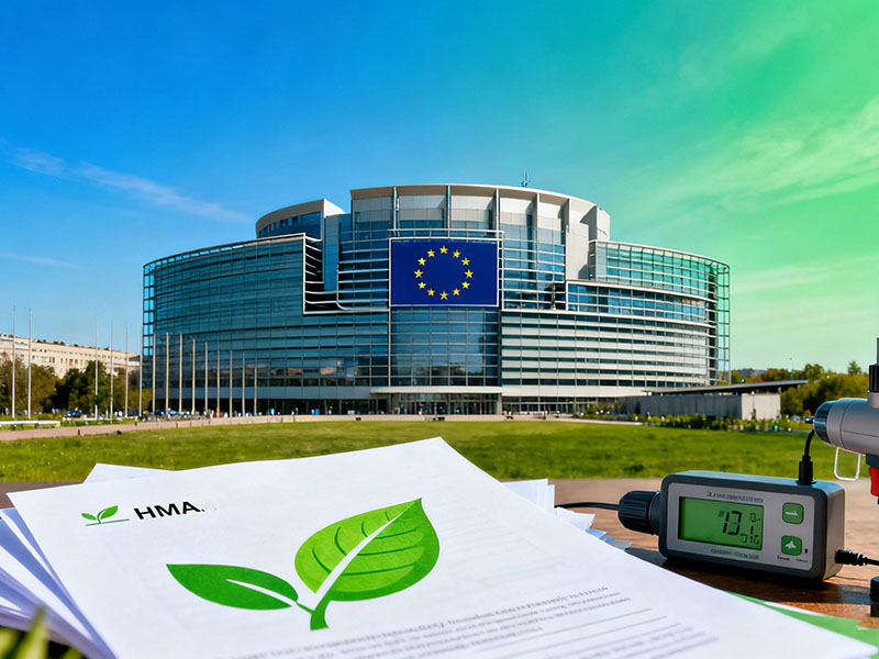 Green Public Procurement (GPP) framework prioritizes WMA, RAP, and Cold Recycling