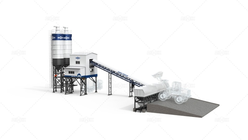 wet mix concrete batch plant Aimix