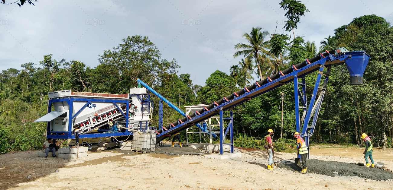 AJSY-35 compact batch plant for sale in Malaysia