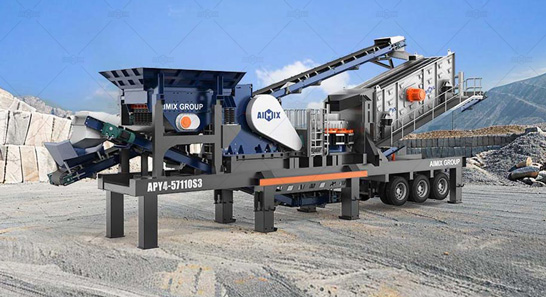 Wheeled Mounted crusher