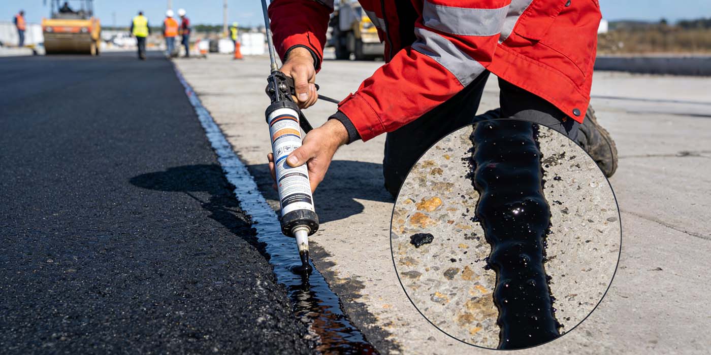 asphalt road Construction Joint Treatment