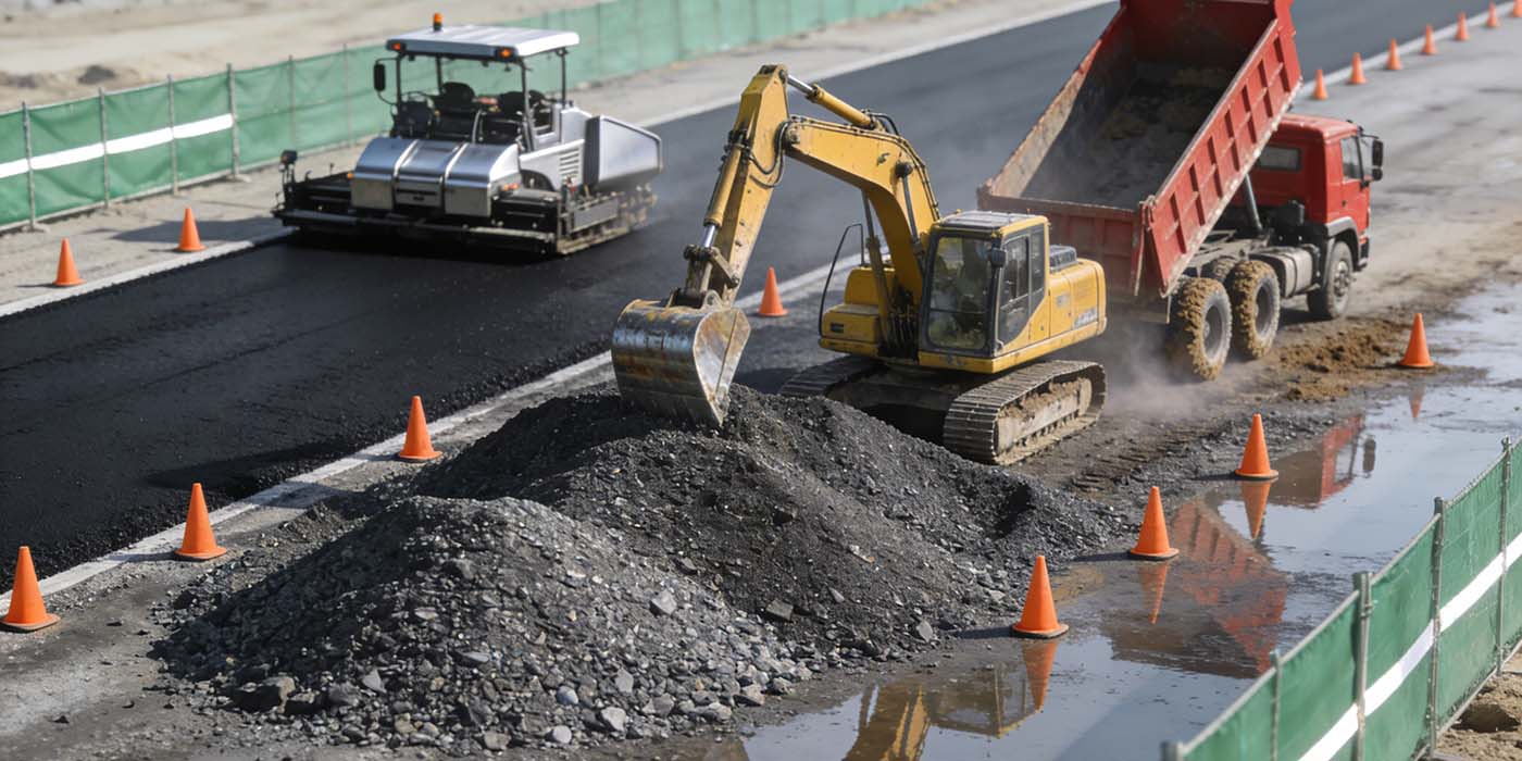 well-managed storage and transport system reduces material loss