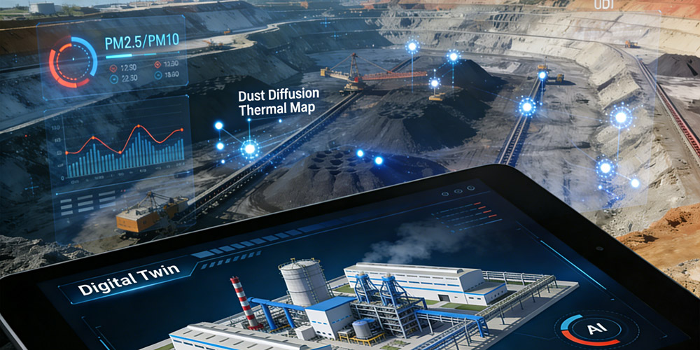 Digital Monitoring IoT and Sensors for Dust Management