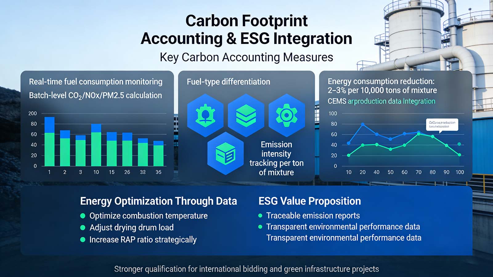 Carbon Footprint Accounting and ESG Integration