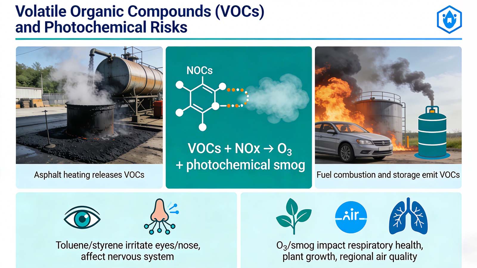 Volatile Organic Compounds (VOCs) and Photochemical Risks