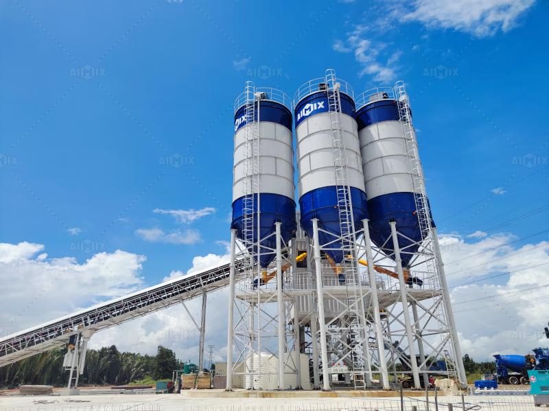 commercial concrete batching plant Aimix