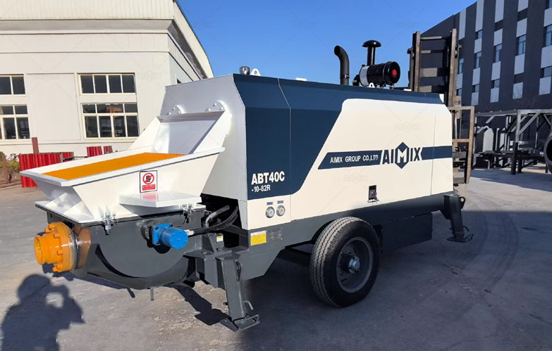 ABT40C trailer concrete pump for Guinea