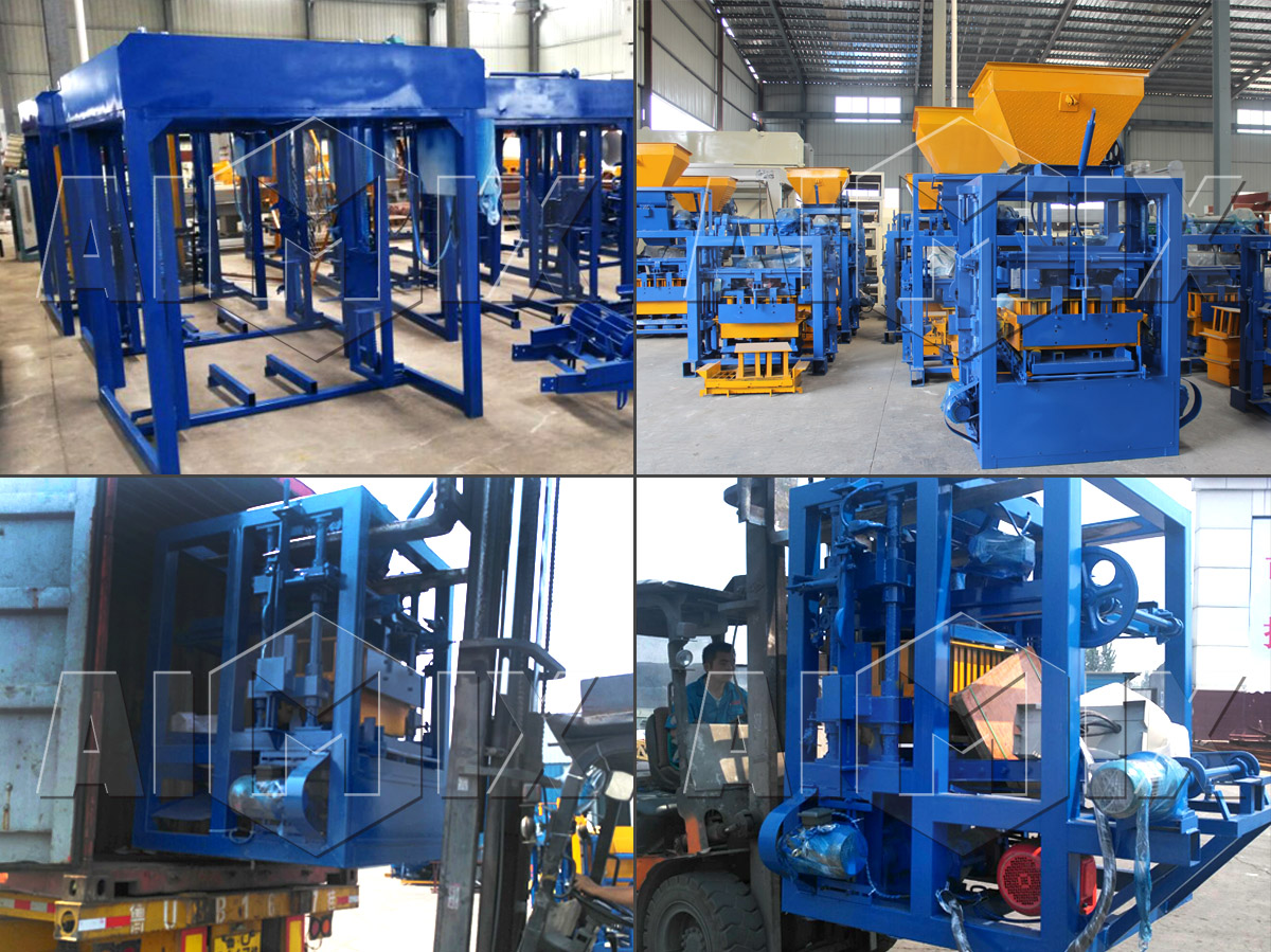 ABM-4SE Automatic Block Making Machine Was Sent To Pakistan