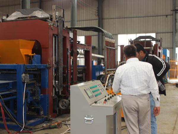 customer visit our machine
