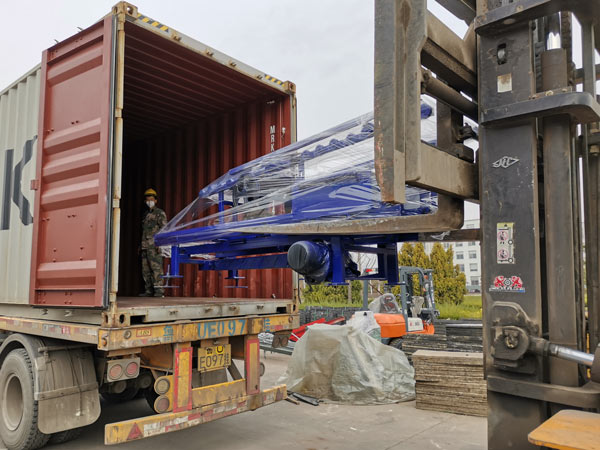 belt conveyor of brick machine