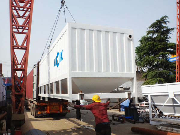 horizontal cement silo for Ivory Coast