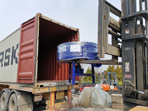 pan mixer of block machine