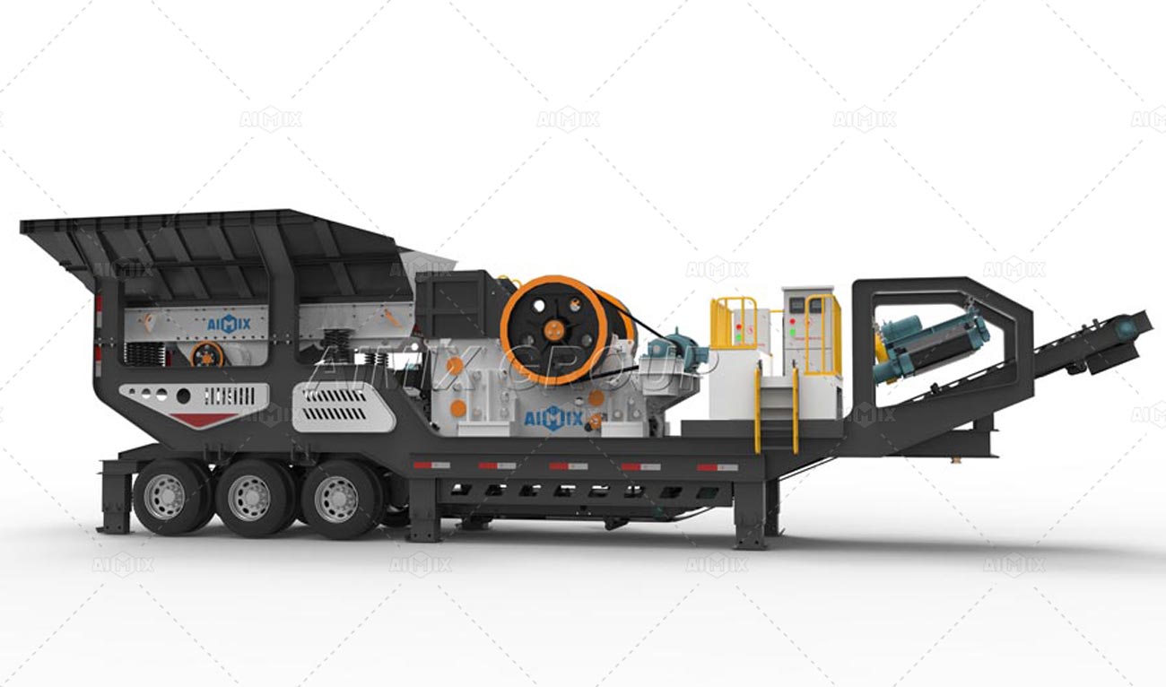 Juliracks mobile jaw crusher plant