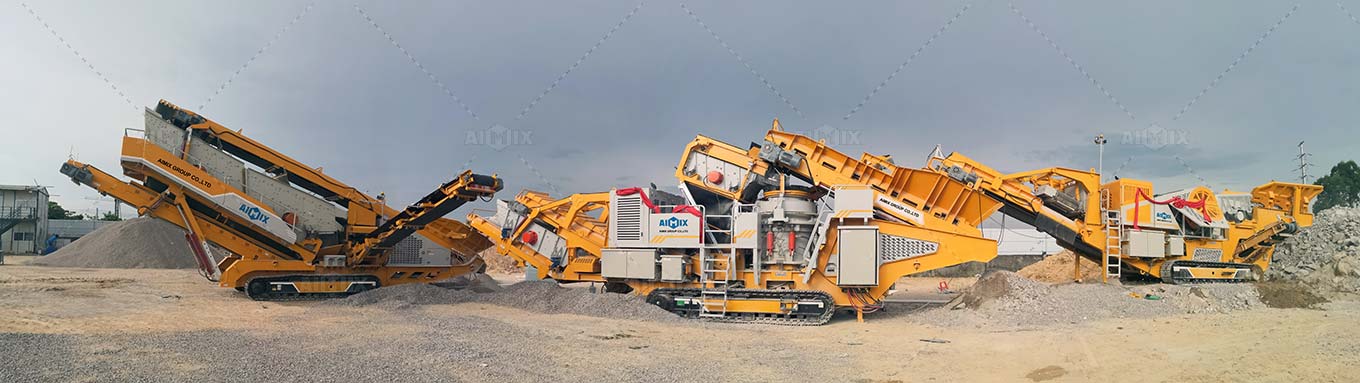 Juliracks crusher plant on-site