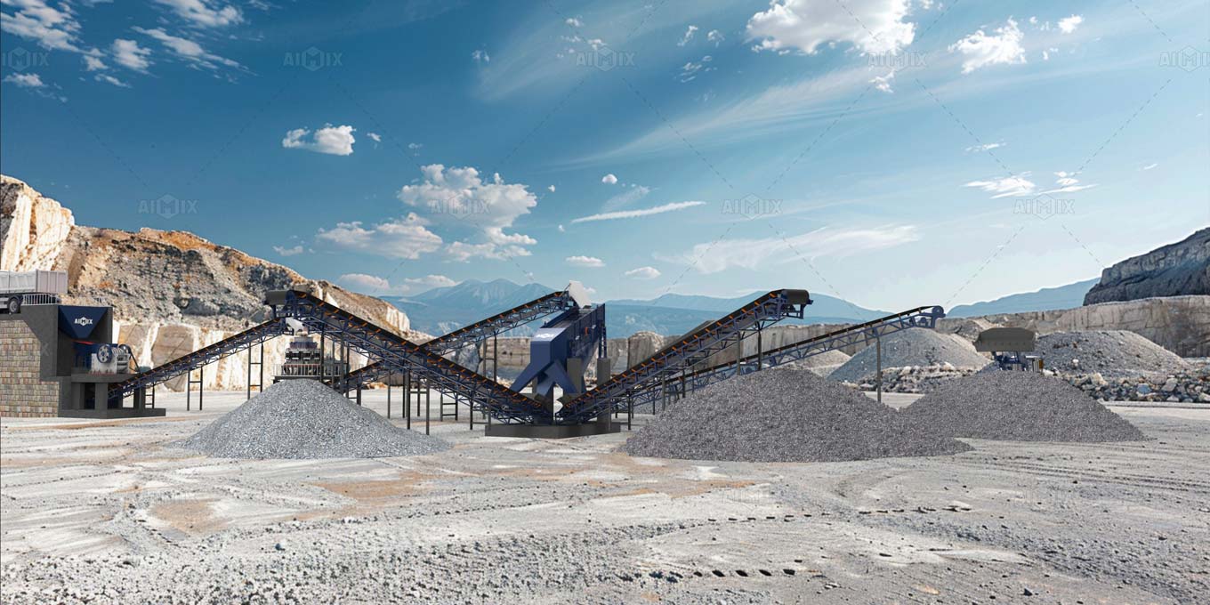 quarry crushing process on-site