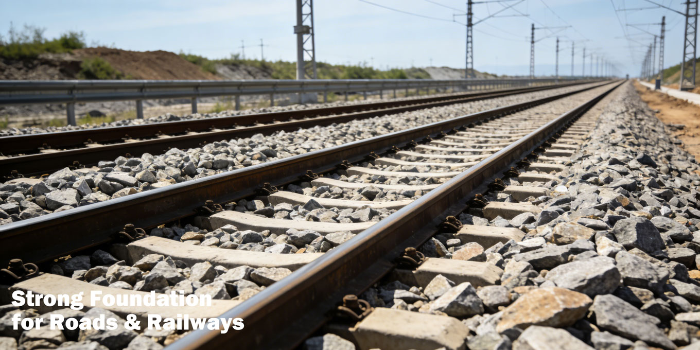 Granite Aggregates for Railway and Road Construction