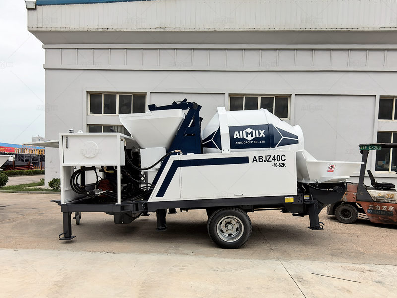 ABJZ40C concrete mixing pump for Guinea Roads & Urban Work